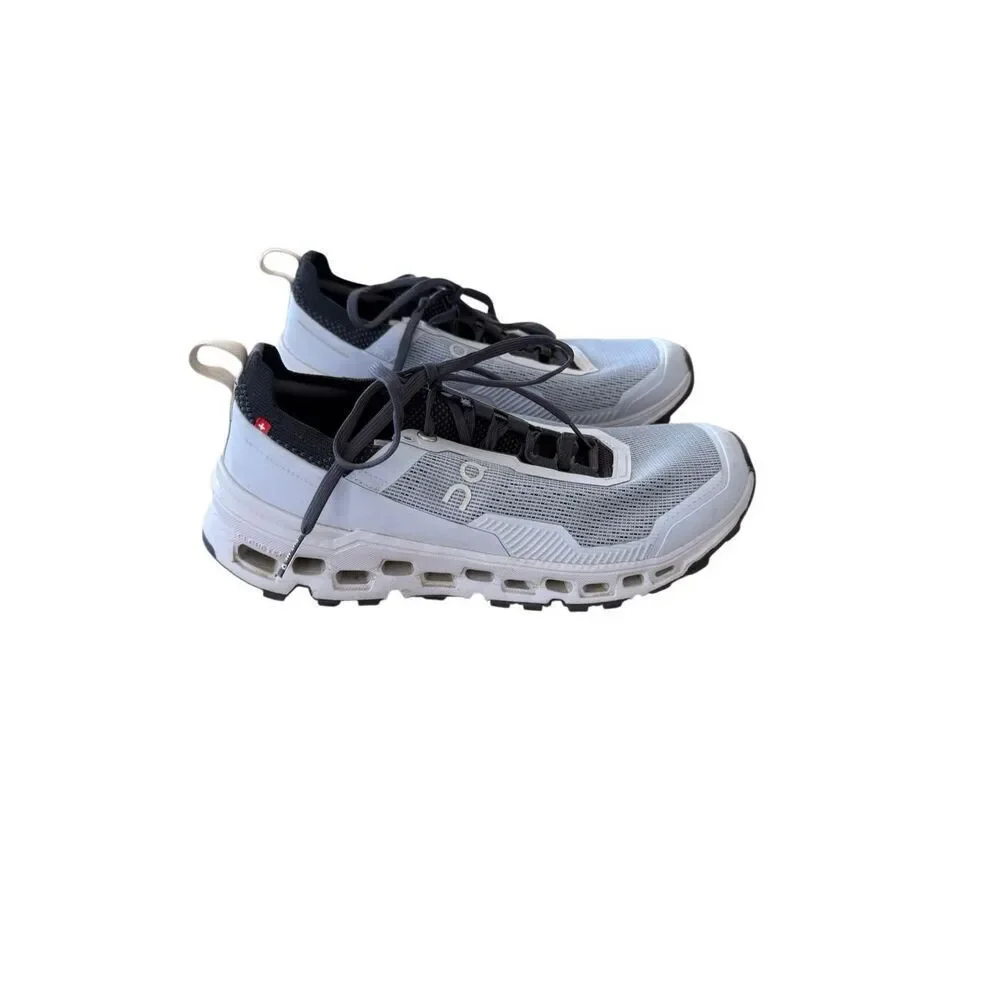 On Womens Gray Black CloudUltra 2 Lace-up Running Athletic Sneakers Size 9